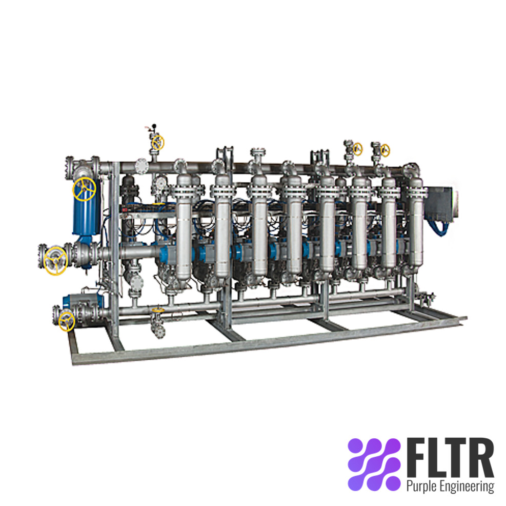 4000 Series ProGuard - Automated Back Wash Refinery Feed Filter System - FLTR - Purple Engineering