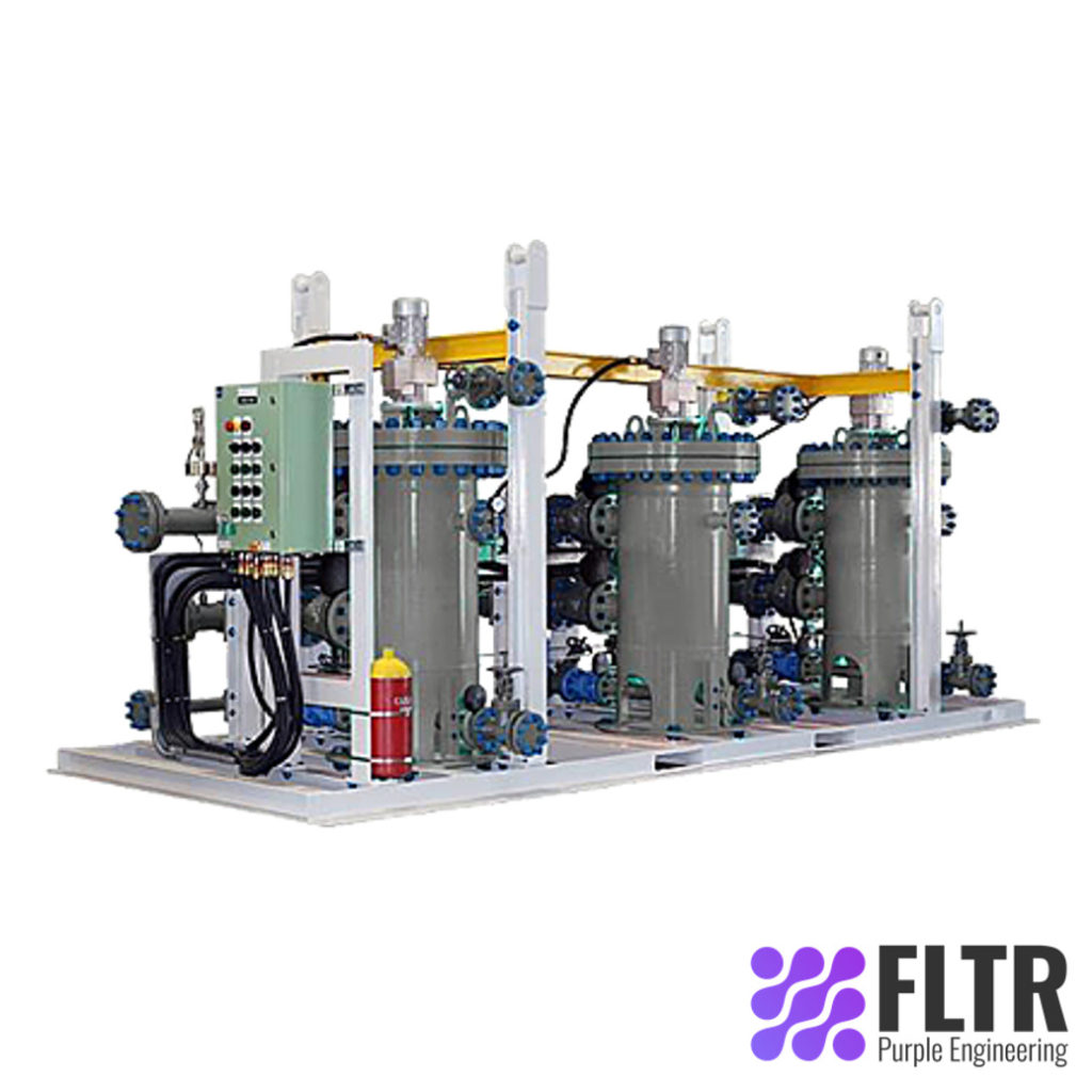 FR Series ProGuard - Automated Back Wash Refinery Feed Filter System - FLTR - Purple Engineering
