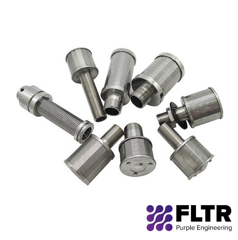 Wedge wire nozzle - FLTR Purple Engineering