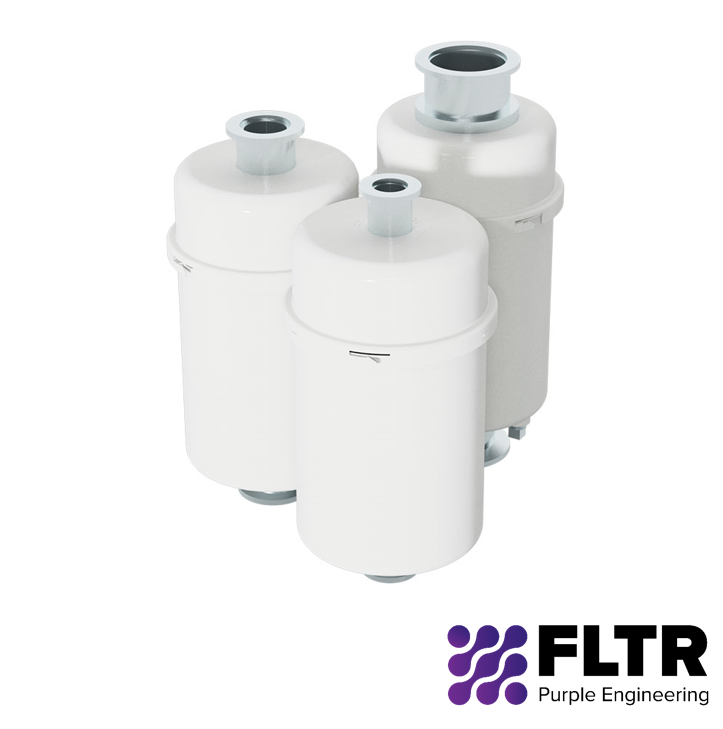 DSV DEE Series Oil Mist Eliminator & Odor Adsorption Filters - FLTR - Purple Engineering